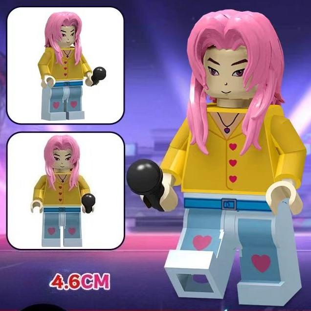 8 Stück Kpop Dämonenjäger Zusammenbau Bausteine, Rumi Mira Zoey Sussy Figuren Statuen, Sammlung für Mädchenfans Weihnachtsgeschenk