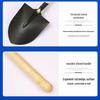 Red-Handled Manganese Steel Multi-Purpose Shovel for Outdoor Use