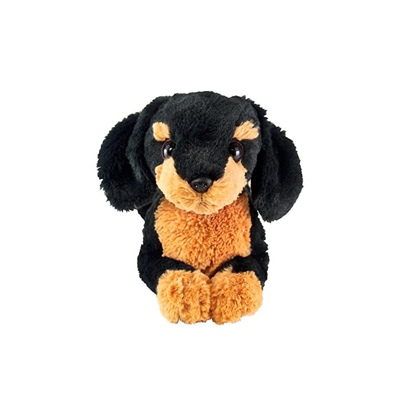 Knee Dog Miniature Dachshund Black Plush Toy S P-3012