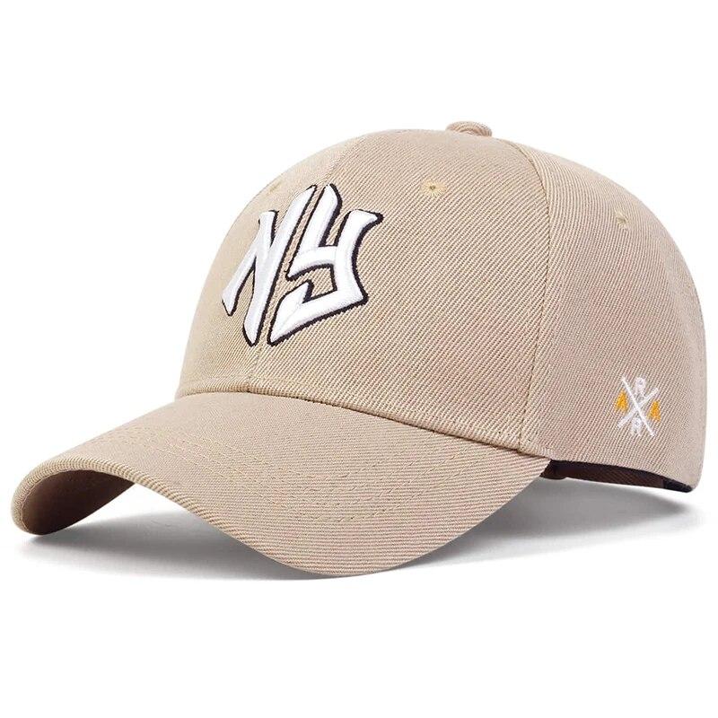 Unisex Letter Ng Side Ar Embroidery Baseball Caps Spring And Autumn Outdoor Adjustable Casual Hats Sunscreen Hat