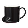 Sun Art Cute Tableware Paw Black Cat "Cat's Print" Mug, 250cc, Black, SAN2235-1