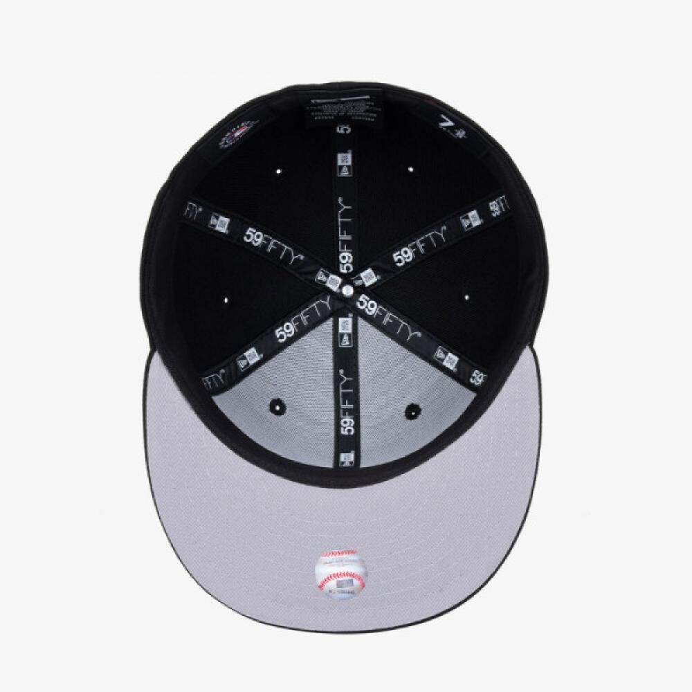 New Era New York Yankees Basic Cap Black White