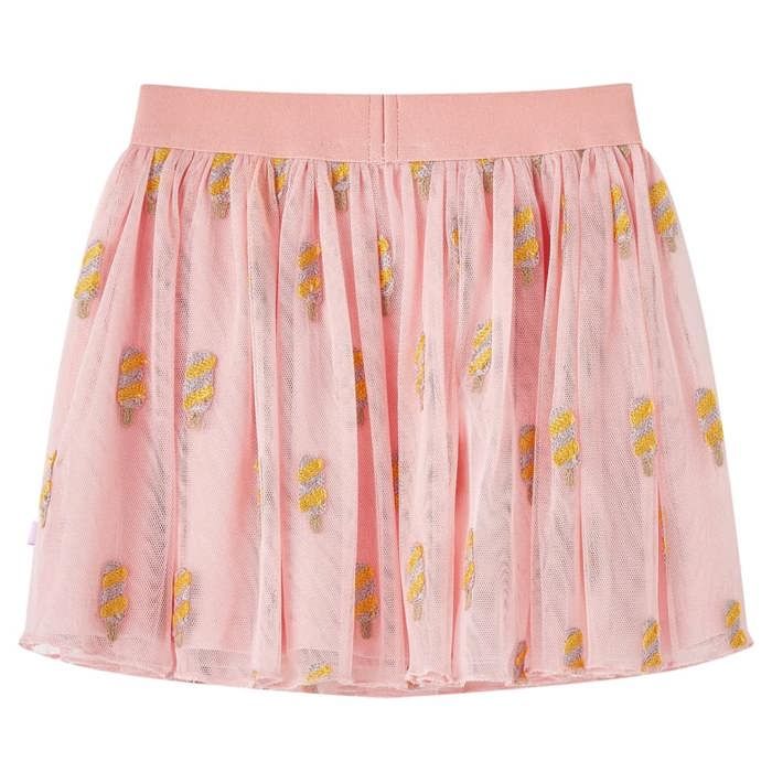 Jupe avec tulle pour enfants rose clair 92/104/116/128/140