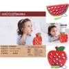 Wooden Diy Educational Toy For Children With Nonelectric Interactive Fruit Puzzle