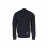 Letter Logo Printed Fashion Zipper Comfortable Knit Jacket Men's Black