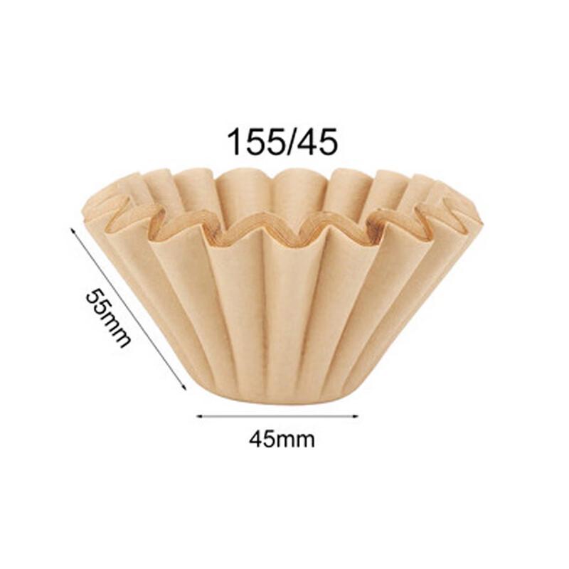 Bowl-Shaped Pour-Over Coffee Filter Paper