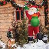 Christmas Inflatables Santa Outdoor Decorations Cute for Lawn Courtyard Home