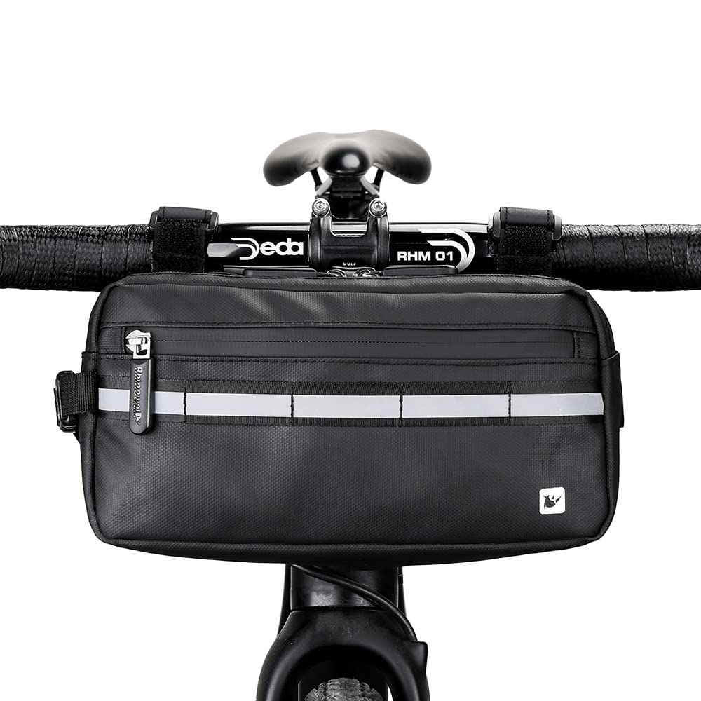 Rhinowalk Bicycle Bag, Waterproof Bicycle Handlebar Bag, Bicycle Basket, Bicycle Front Bag, Shoulder Bag, Waist Bag, Professional Cycling Accessory Fo