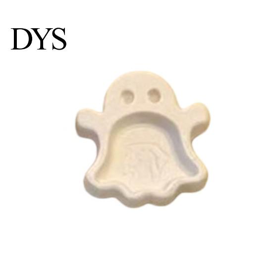 Halloween Scene Construction Miniature Bat Ghost Tray for Dollhouse, 3D Printed Diorama Props, Landscape Supplies Tabletop Decor Accessories Blind Box