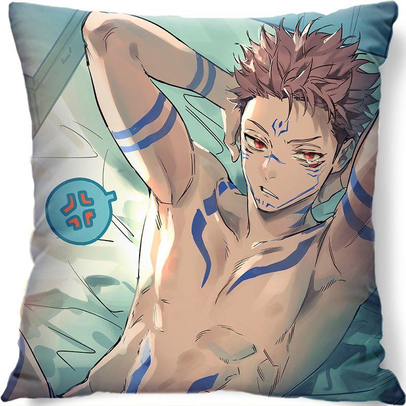 Gojo Satoru Jujutsu Kaisen Peripherie-Kissen Itadori Yuji Animation Schlafsaal Schlafzimmer Sofakissen Zweidimensionales quadratisches Kissen