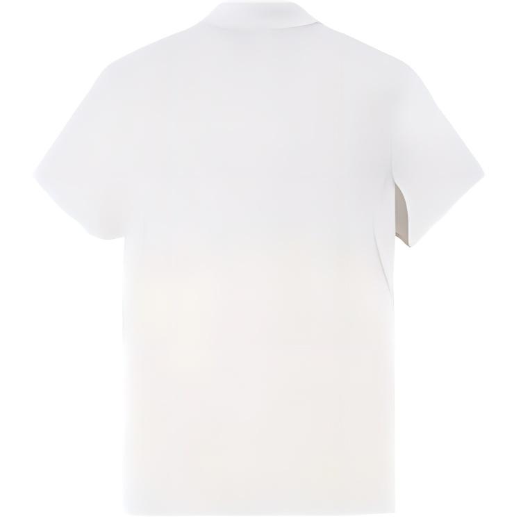 Anta Training Series Sports Casual Simple Solid Color Pullover Short Sleeve Polo Shirt Women Polo Shirts Paper-White 162527175-1