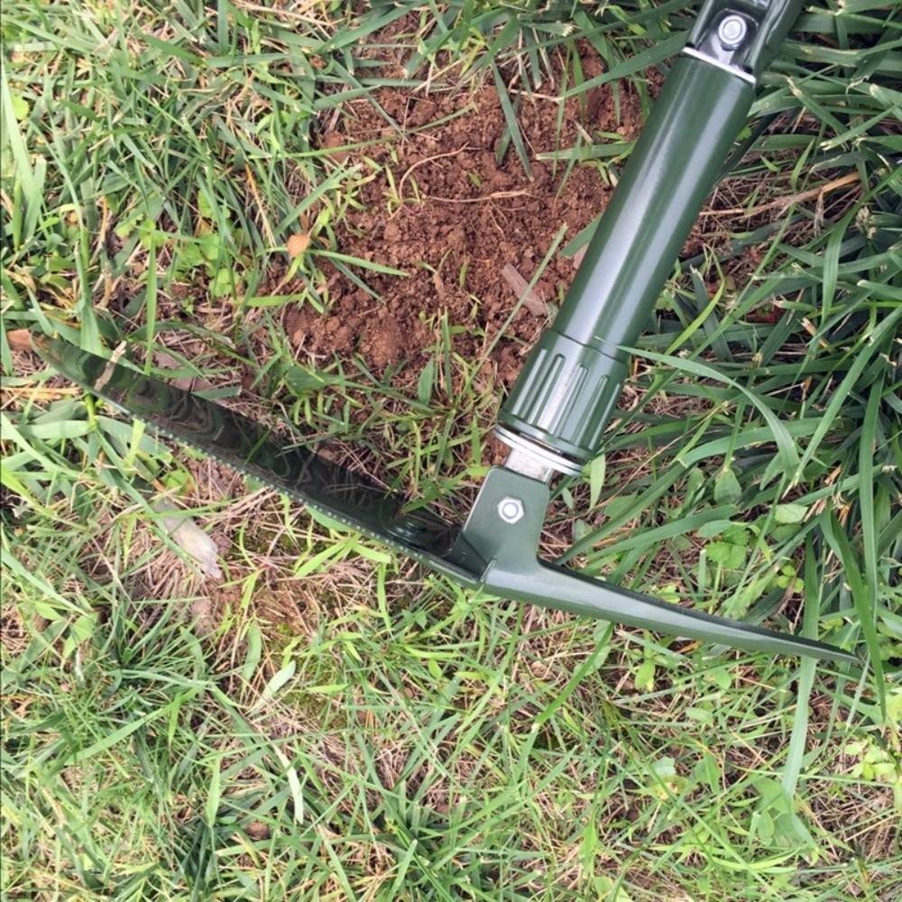 Multi-functional Folding Shovel Thickened High Carbon Steel Truck Mounted Shovel with Storage Bag Camping Shovel