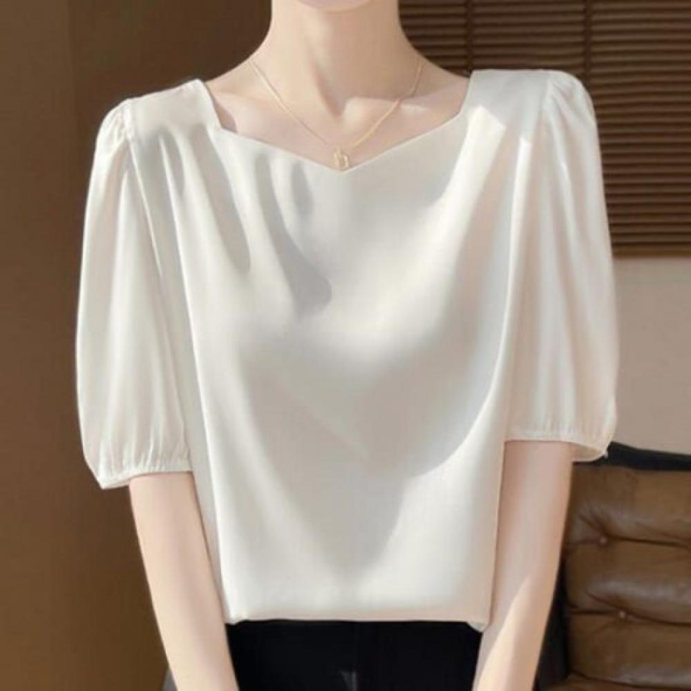 Navava Women Silk 5 8 Sleeve Blouse Nb2790