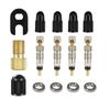 Valve Core & Stem Cap Wrench Set for Mountain/Road Bikes - Compatible with French & American Valves