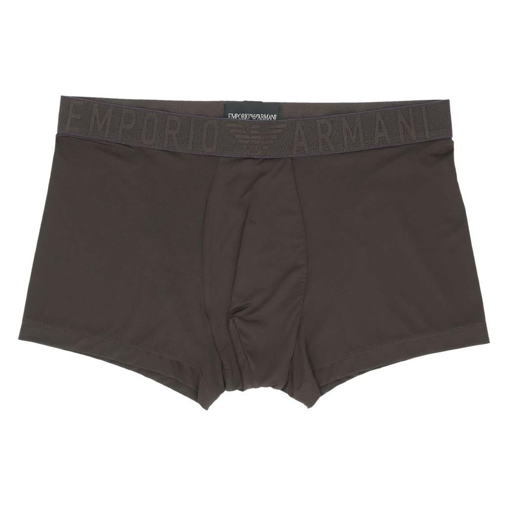Emporio Armani ESSENTIAL MICROFIBER Boxer Shorts, Men's, Sizes S/M/L, Front Closure, EU Sizes, Brown, 54059831