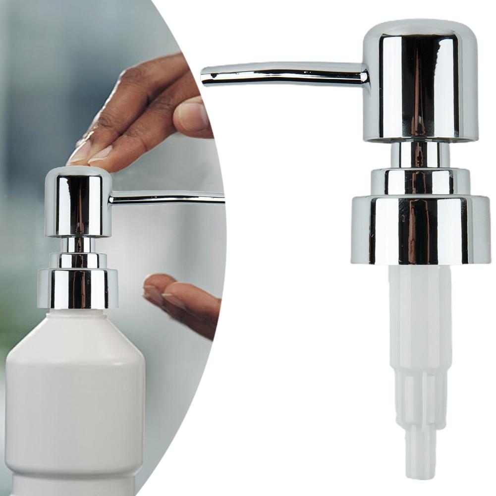 Głowica pompy o długości 9 cm ABS Srebrna Długość rurki 15 cm 1 szt.