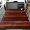 Vintage Teppich mit unregelmäßiger Holzmaserung für Wohnzimmerdekoration Sofa Tisch Großer Teppich Flur Balkon Rutschfeste Fußmatte Alfombra