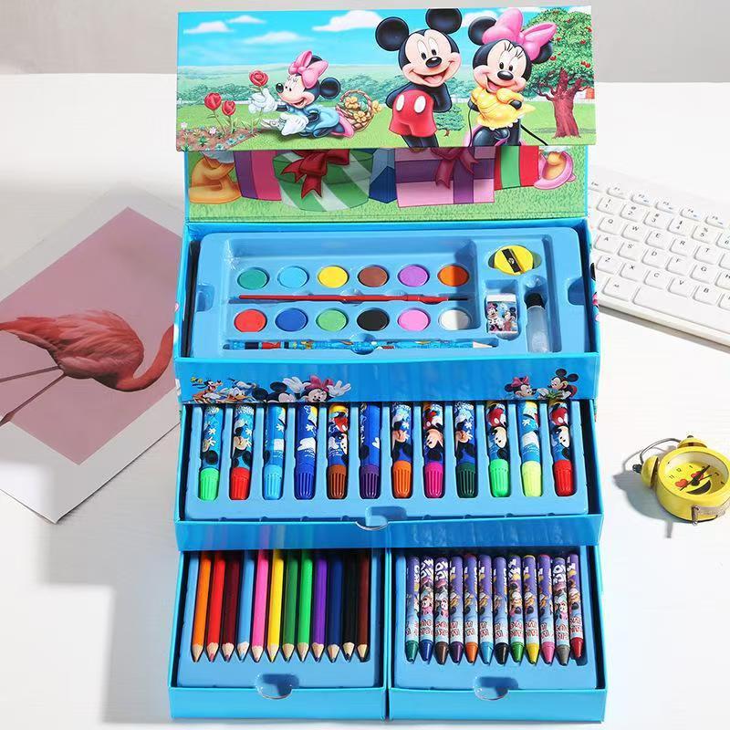 145-Piece Deluxe Watercolor Pen Set for Kids - Double-Layered Aluminum Box Art Supplies & Painting Tools