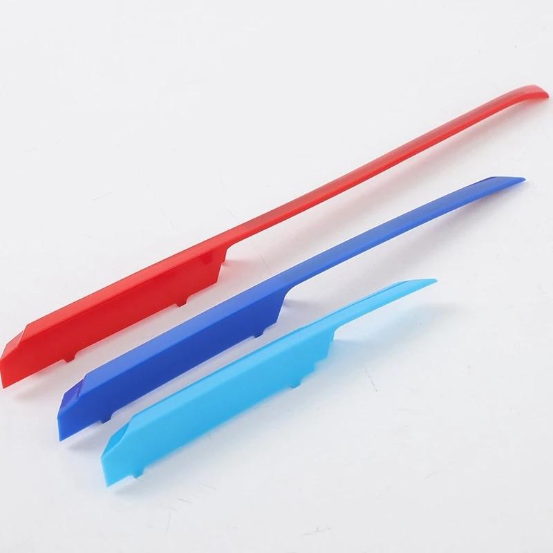 MLKQ6 3PCS Car Front Grille Trim Strips For BMW X3 G45 G48 2025 2026 Three Color Grille Decoration Accessories Car Exterior Moulding