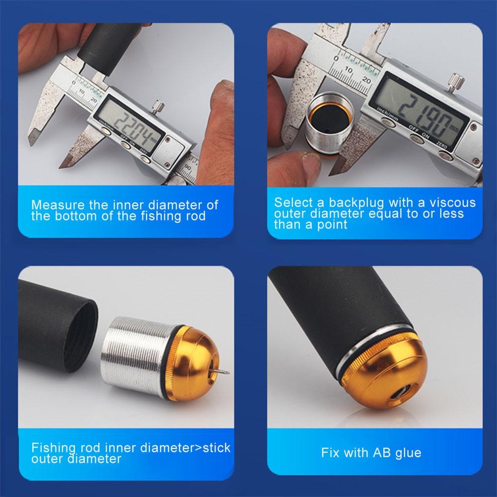 Useful Fishing Rod Base Accessories Aluminum Alloy