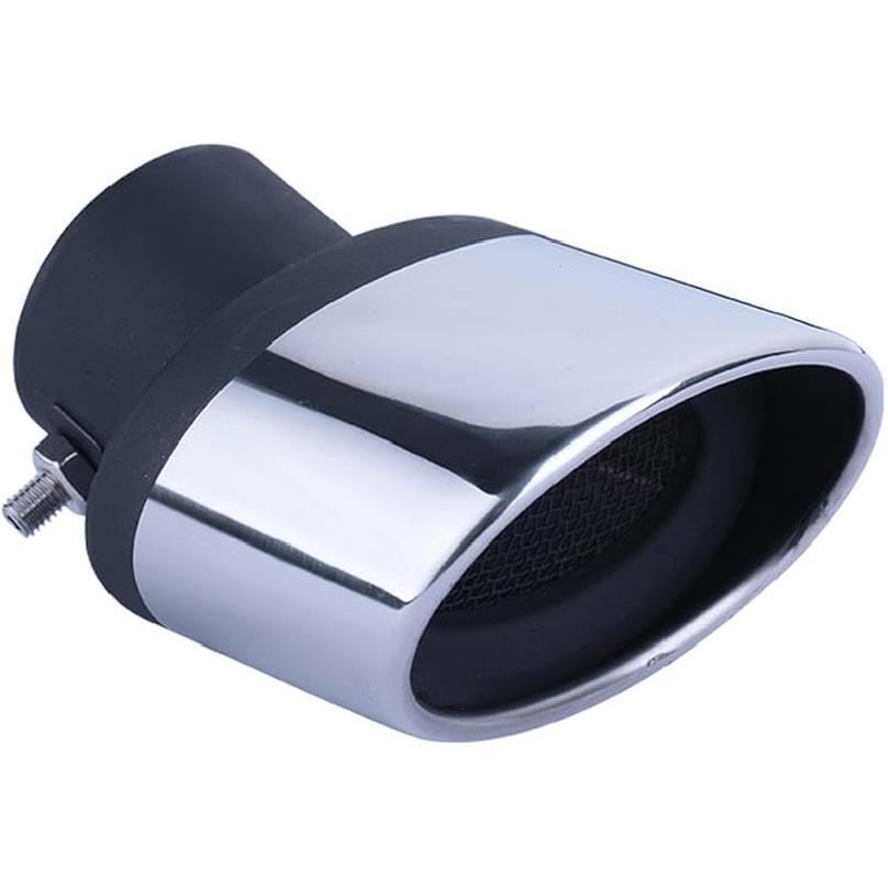 Подходит для Toyota Corolla Cross 2022-2023, Насадки на выхлопную трубу, Насадка глушителя с защитой от царапин, Серебристые/синие насадки на выхлопную трубу, Насадка на выхлопную трубу из нержавеющей стали