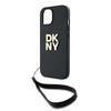 Dkny Dkhcp15Mpbswsk Iphone 15 Plus6.7 Czarny/Black Hardcase Wrist Strap Stock Logo