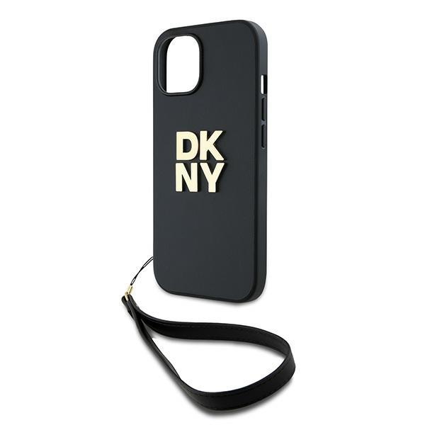 Dkny Dkhcp15Mpbswsk Iphone 15 Plus6.7 Czarny/Black Hardcase Wrist Strap Stock Logo