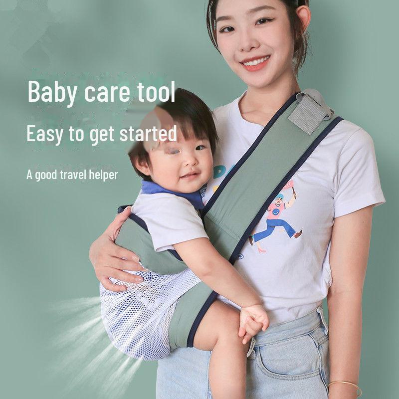 Foldable Baby Waist Stool: Lightweight, Breathable, Single-Shoulder Strap for On-the-Go