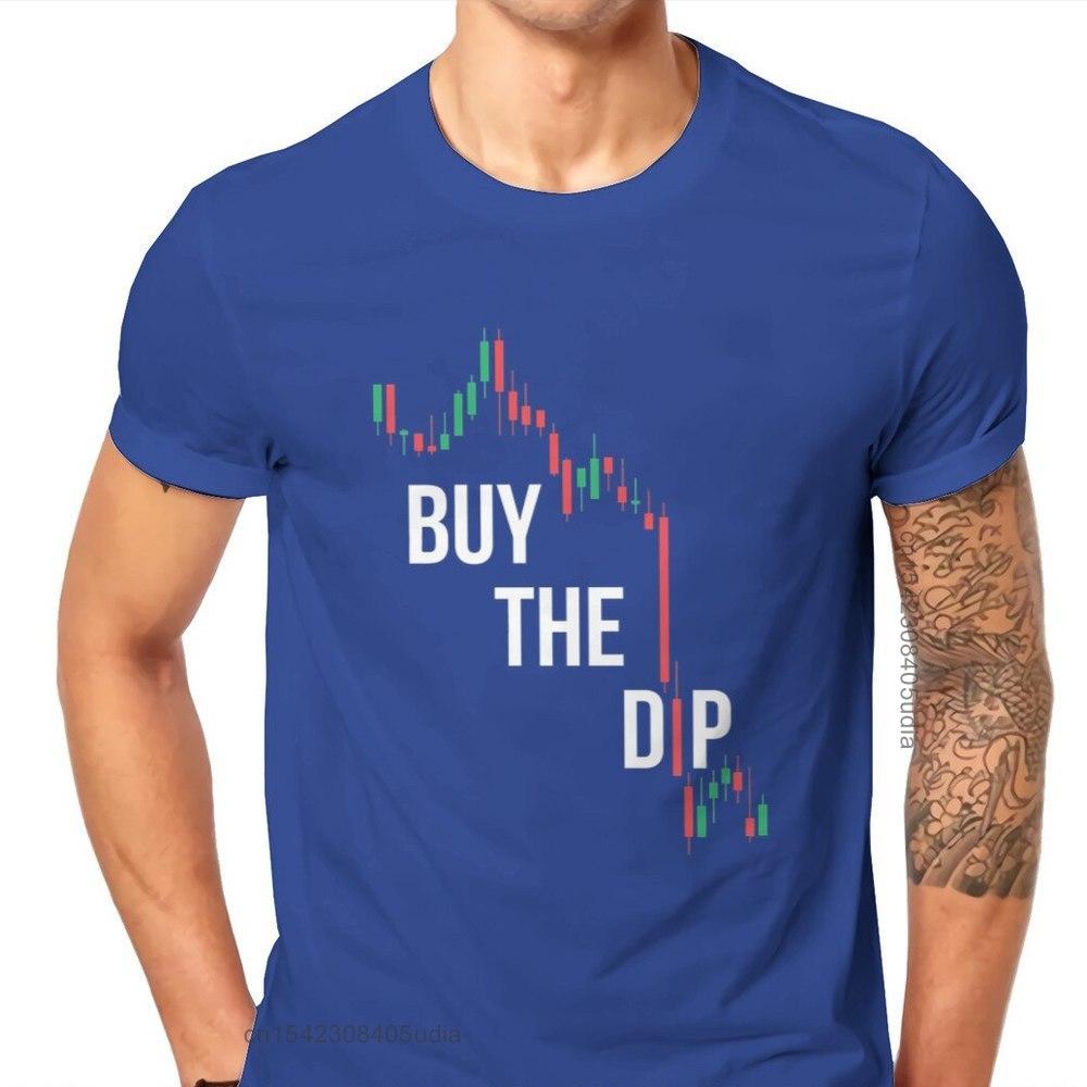 Buy The Dip Btfd Bitcoin Cryptocurrency Meme T Shirt Vintage Graphic Oversized O-Neck Tshirt Top Sell Harajuku Men's Streetwear
