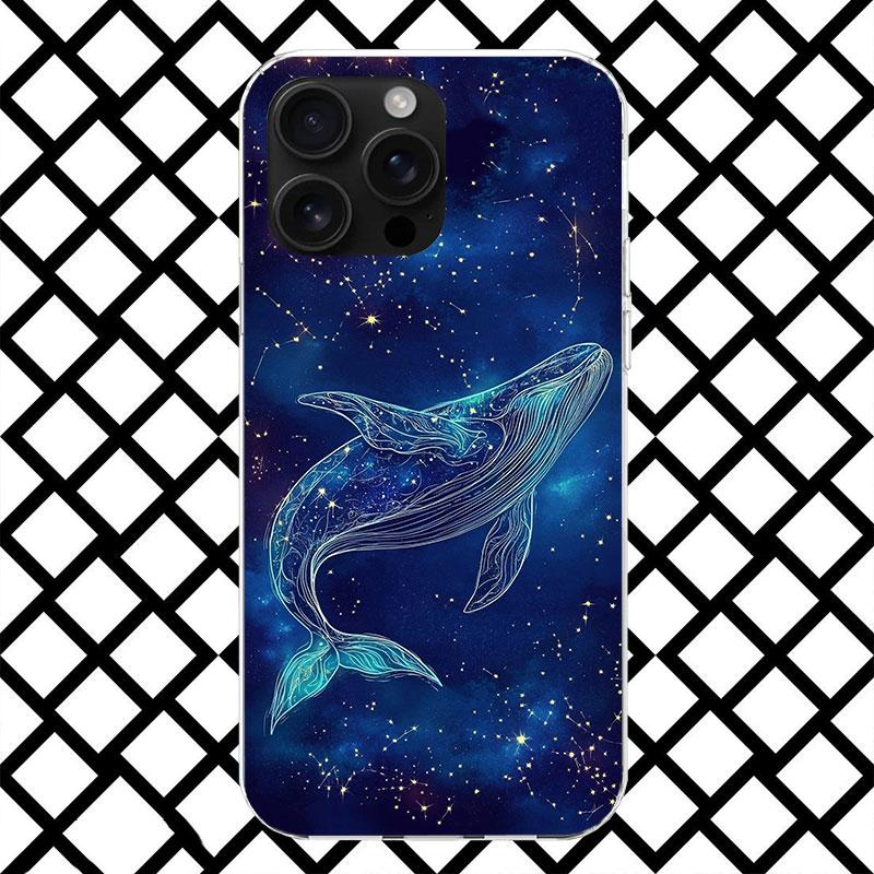 Humpback Whale Sea Giant Phone Case for iPhone 17 Air 16 16E 15 14 Plus 13 Mini 12 11 Pro Max 7 8 + SE 2020 Soft Cover Fundas 17