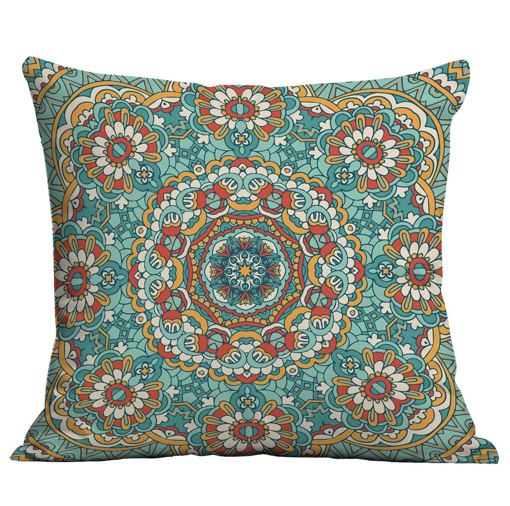 Ethnic Style Mandala Pillowcase New Style Painted Geometric Art Abstract Home Decoration Pillow Cushion Cover