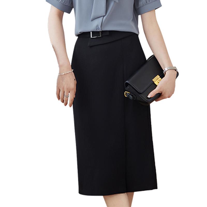 Stilvoller Damen-Bleistiftrock in mittlerer Länge für Frühling, Herbst und Sommer - Professionell, Schlankmachend und mit Pendler-Temperament