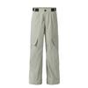 Unisex Retro Workwear Cargo Pants Loose Straight Fit Cotton Casual Trousers With Large Pockets