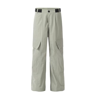 Unisex Retro Workwear Cargo Pants Loose Straight Fit Cotton Casual Trousers With Large Pockets