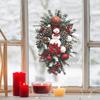 Christmas Leaves Pine Cones Snowman Bedroom Living Room Porch Dormitory Home Decoration Wall Sticker Self-adhesive