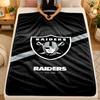 Flannel BlanketLas Vegas Raiders Warm Soft Throw Blanket for Indoor Sofa Bed Living Room Use