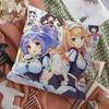 Anime Nekopara Pillow Cushion Cover Pillowcase Living Room Sofa Home Decor Customized