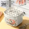 Convenient Ice Cube Tray 2-in-1 Press-Release with Storage Bin 48-Cavity Double-Layer 48 Maker for Freezer BPA-Free Container Home Camping Party