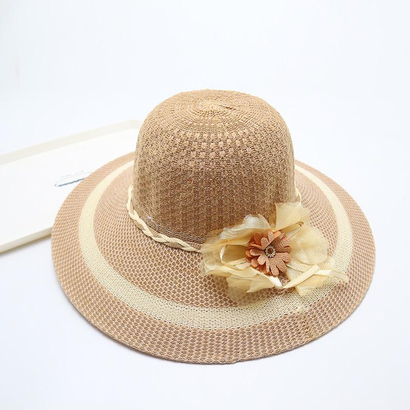 Women's Straw Hat with Large Brim, Summer Shading, Sweet and Versatile Cool Hat, Seaside Beach Hat, Sunscreen Hat, Women's Model