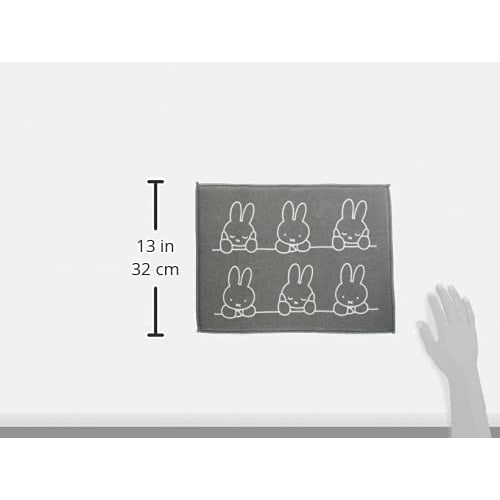 Okato Polyester Dish Drainer Mat, 30x40cm, Miffy Cheeks