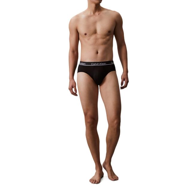 Calvin Klein Waist Logo Jacquard Comfortable Briefs 3-Pack Men Underwear NP2442O