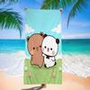Anime Cute Dudu Bubu Anime Beach Swimming Towel Soft Absorbent Washcloth Children's Gifts For Kids Travel Camping Gym