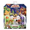 Akedo Legends of Teenage Mutant Ninja Turtles Mini Battle Warriors Versus Pack: Michelangelo vs. Bebop, Medium, 15243