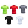 Herren Fitness Muskelshirt Rundhals Eng Anliegend Sportliches T-Shirt Atmungsaktives Formendes T-Shirt