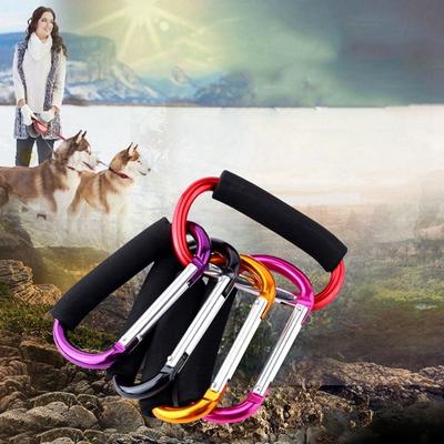 Aluminium Alloy 135mm*9mmD Stroller Organizer Pushchair Buggies Hook Pram Hanger Shopping Hooks Pram Bag Hooks Baby Buggy Clips