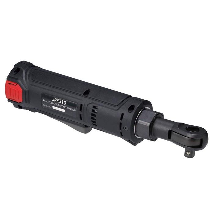 [Kyoto Machine Tools] 9.5SQ Engine Bay/Exterior Removal Cordless Ratchet Wrench Set JTRE310 (Black/Red) 7.2V, 34Nm, 253mm, 750g