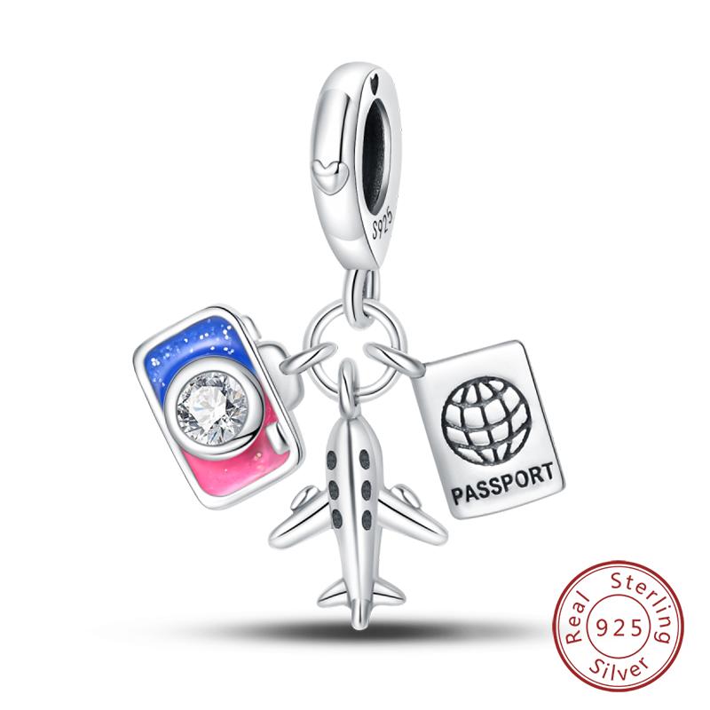 100% Copper Butterfly Fairy Dream Ocean Shell Pearl Mermaid Sea Turtle Sunflower Charms Beads Fit Qikaola Bracelets