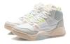 Li Ning Cushioning Slip Resistant Abrasion Resistant Breathable Lightweight Mid top Vintage Basketball Shoes Women's AGBR084-1