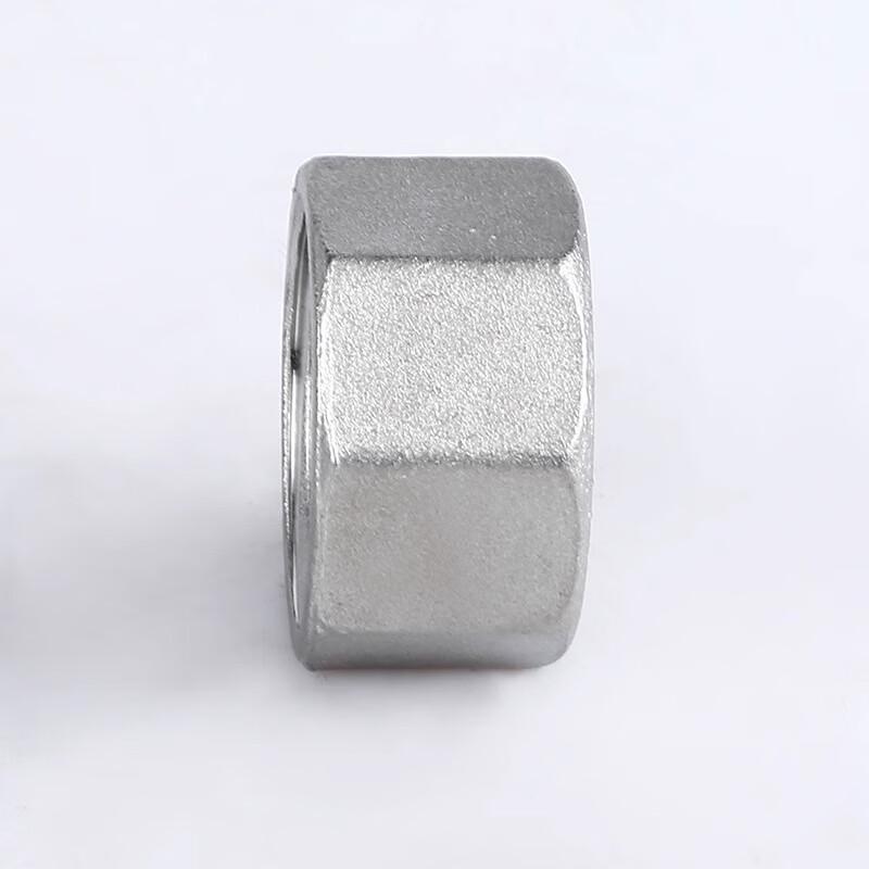 304 Stainless Steel Hexagonal Internal Thread Pipe Cap Plug