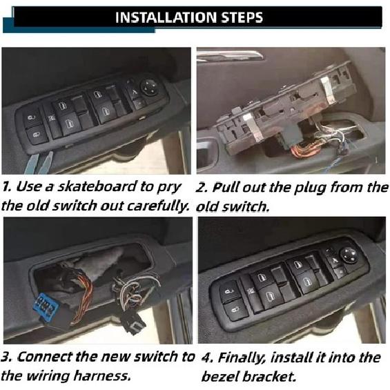 Master Power Window Switch Front Left Side 16 P Fits Hyundai Sonata 2011-2015